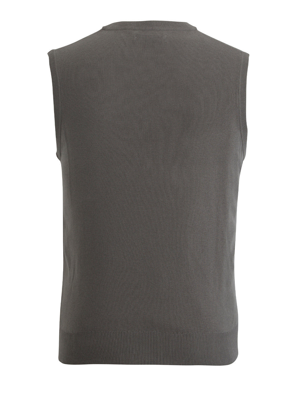 Men's V-Neck Vest - 4065 - Charcoal