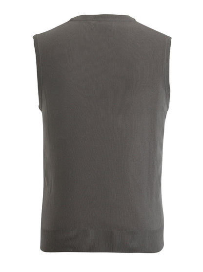 Men's V-Neck Vest - 4065 - Charcoal