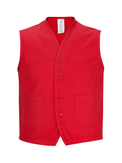 Unisex Twill Vest - 4106 - Red