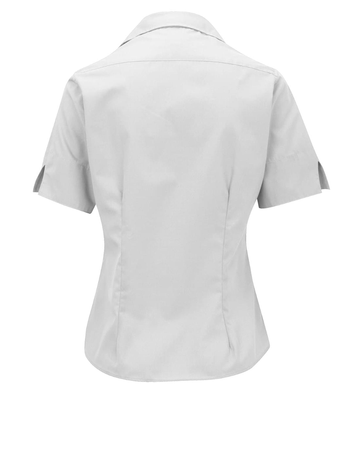 Women's Short Sleeve Lightweight Poplin Shirt - 5245 - White