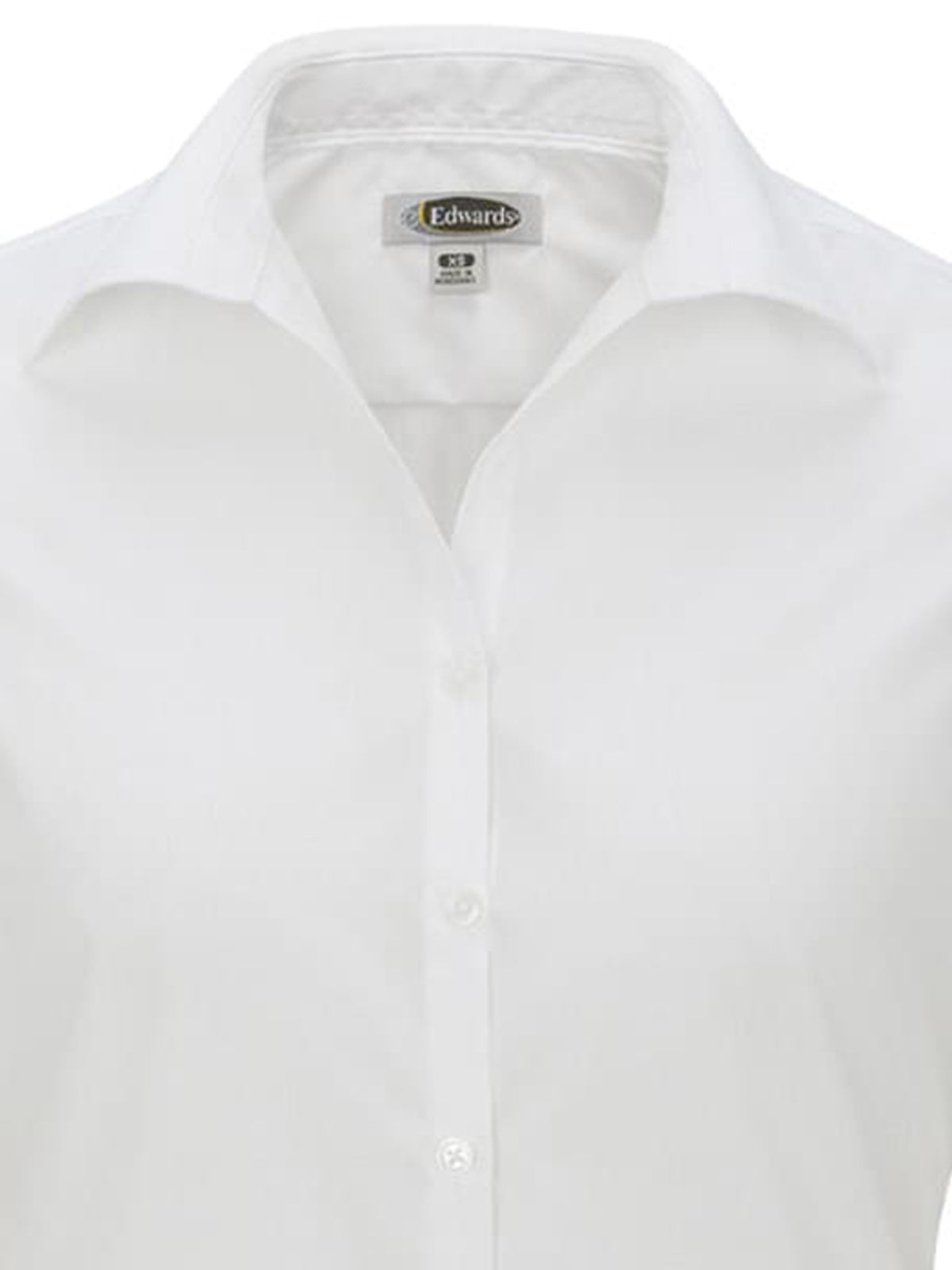 Women's Short Sleeve Lightweight Poplin Shirt - 5245 - White
