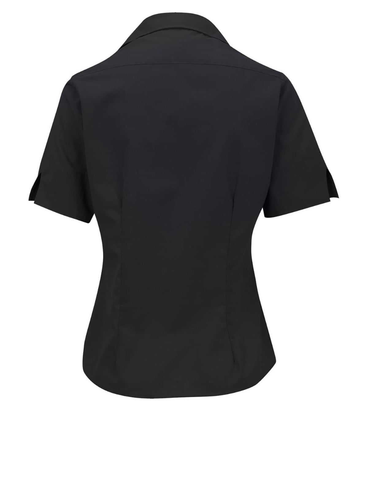 Women's Short Sleeve Lightweight Poplin Shirt - 5245 - Black