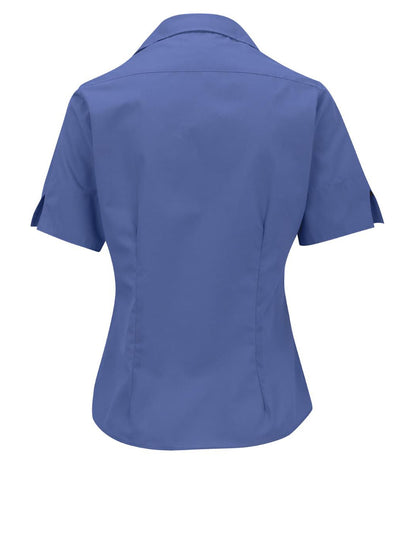 Women's Short Sleeve Lightweight Poplin Shirt - 5245 - French Blue