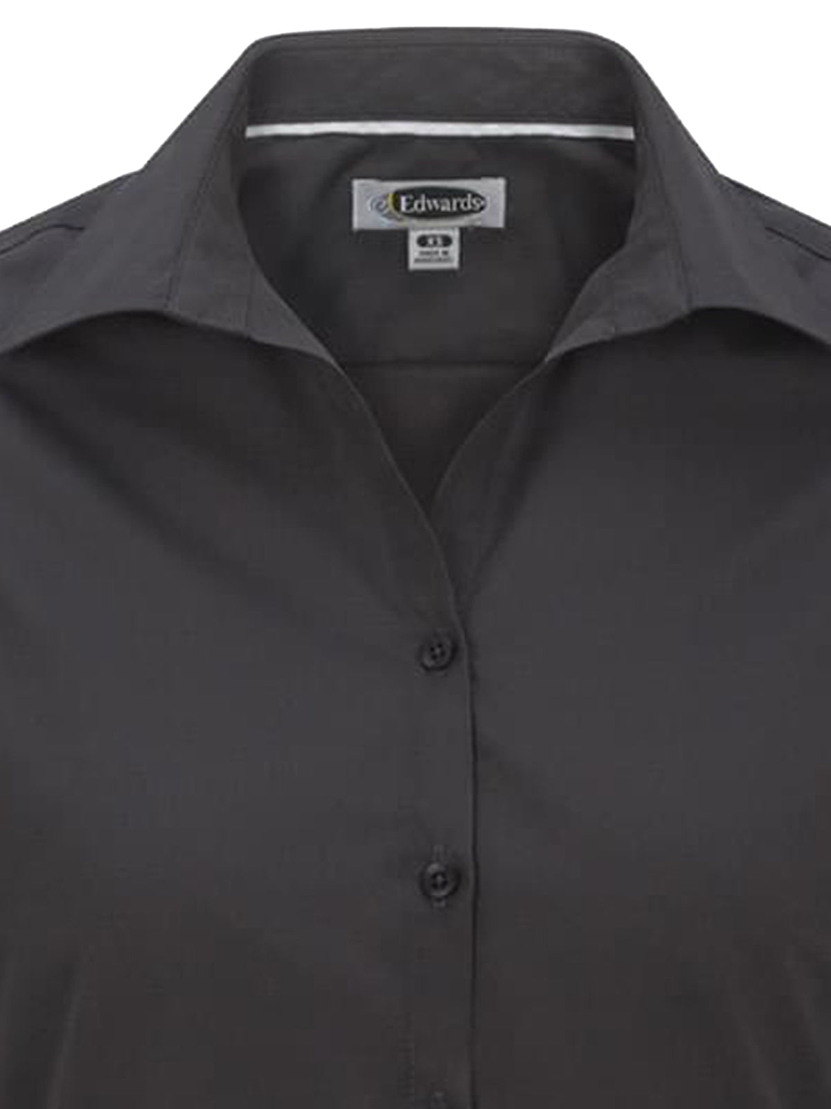 Women's Short Sleeve Lightweight Poplin Shirt - 5245 - Steel Grey