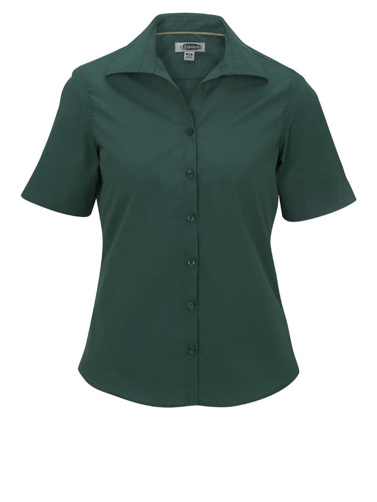 Women's Short Sleeve Lightweight Poplin Shirt - 5245 - Hunter