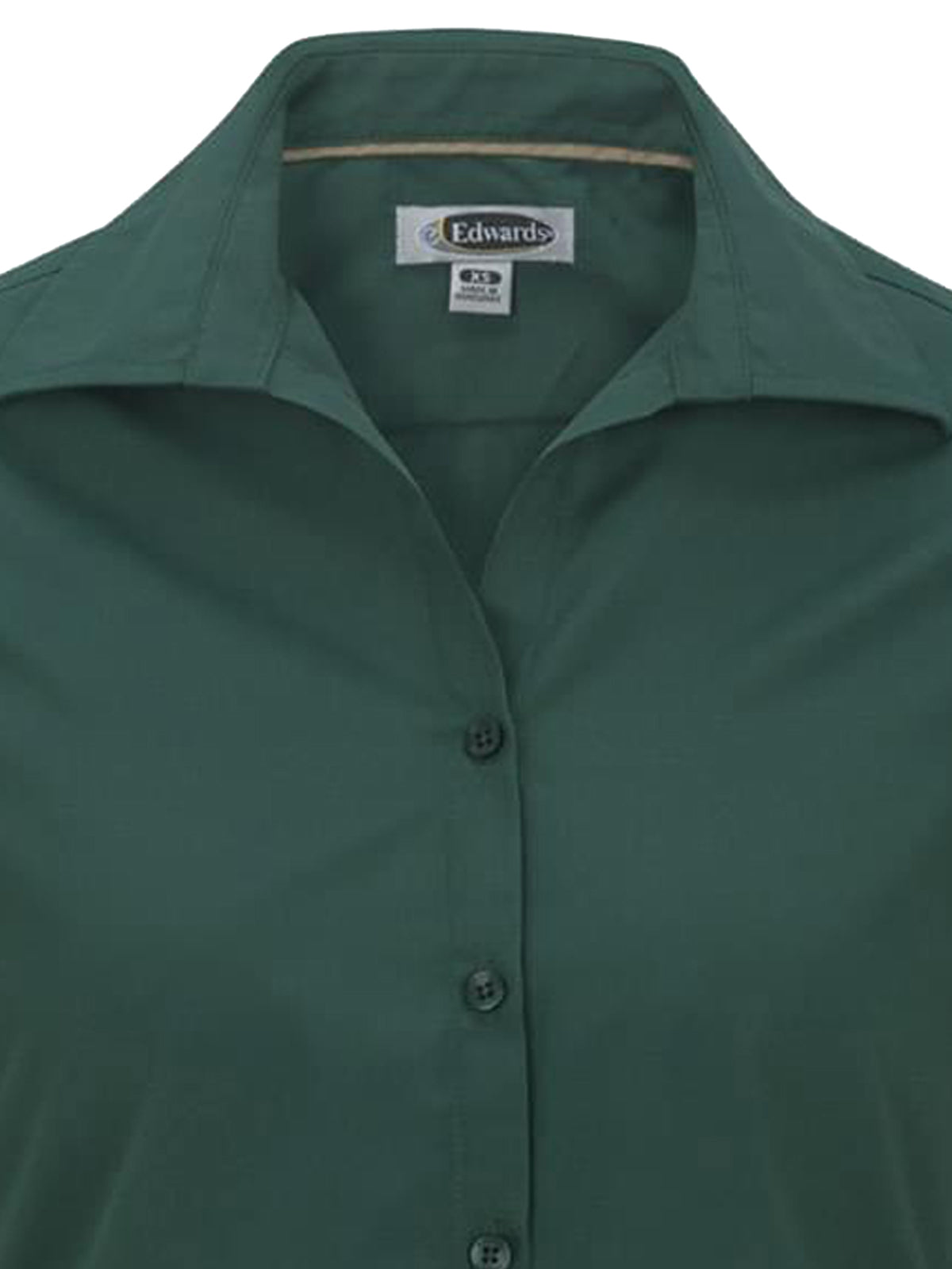 Women's Short Sleeve Lightweight Poplin Shirt - 5245 - Hunter