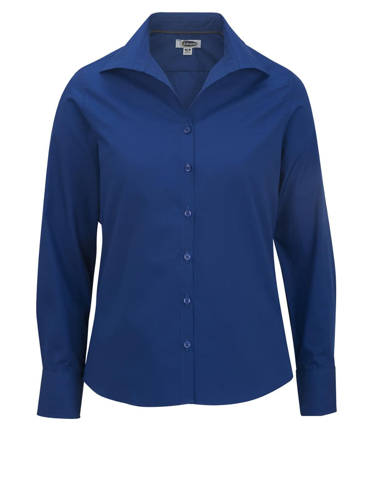 Women's Long Sleeve Lightweight Poplin Shirt - 5295 - Royal