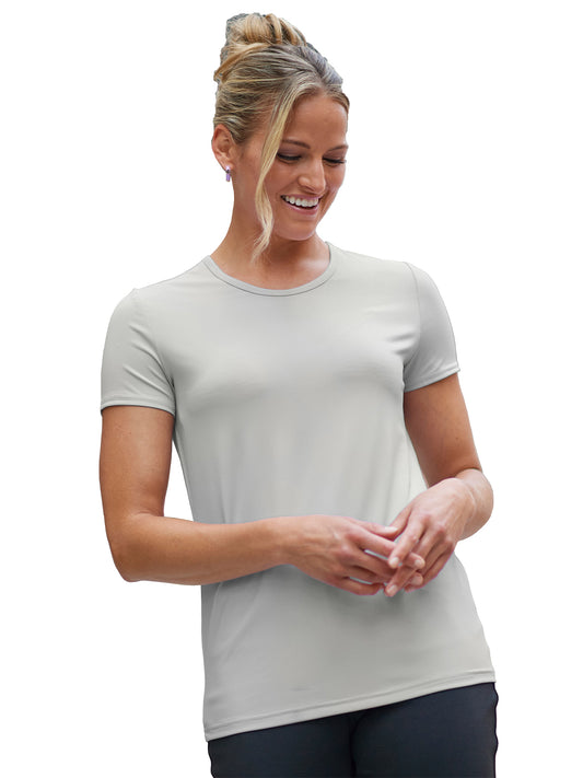 Women's Soft Shell Blouse - 5426 - Silver