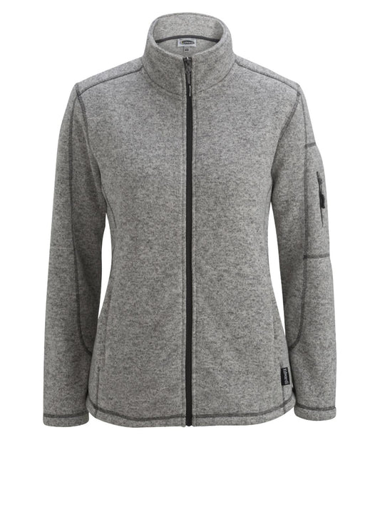 Women's Knit Fleece Jacket - 6460 - Athletic Grey Heather