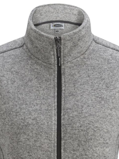 Women's Knit Fleece Jacket - 6460 - Athletic Grey Heather