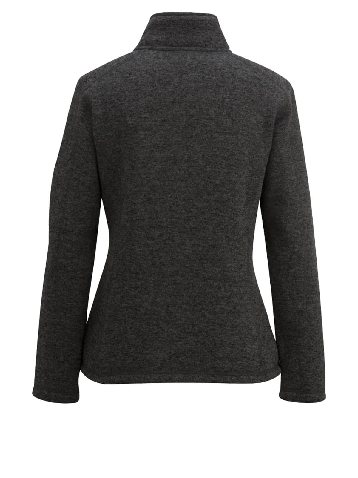 Women's Knit Fleece Jacket - 6460 - Black Heather