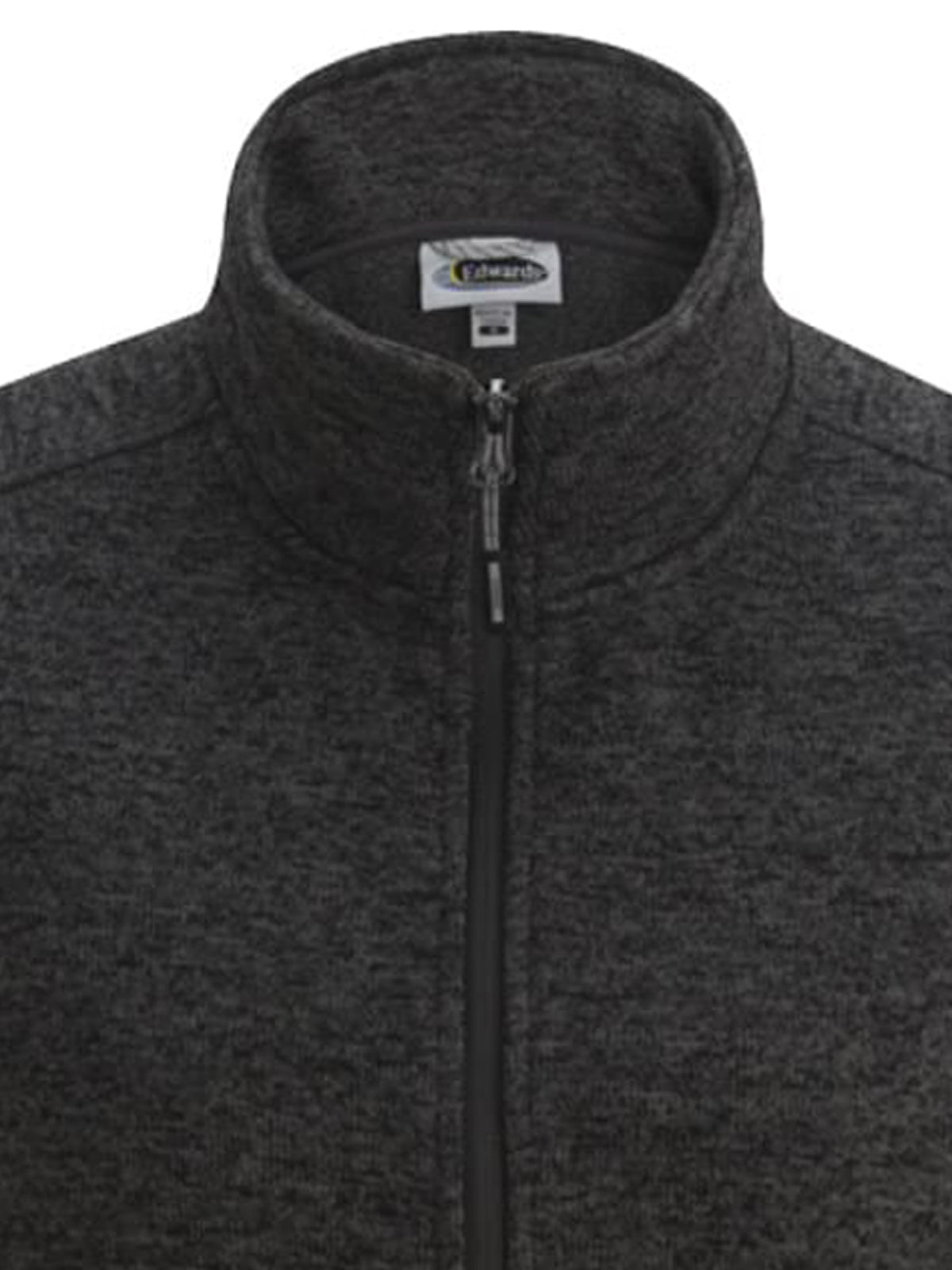 Women's Knit Fleece Jacket - 6460 - Black Heather