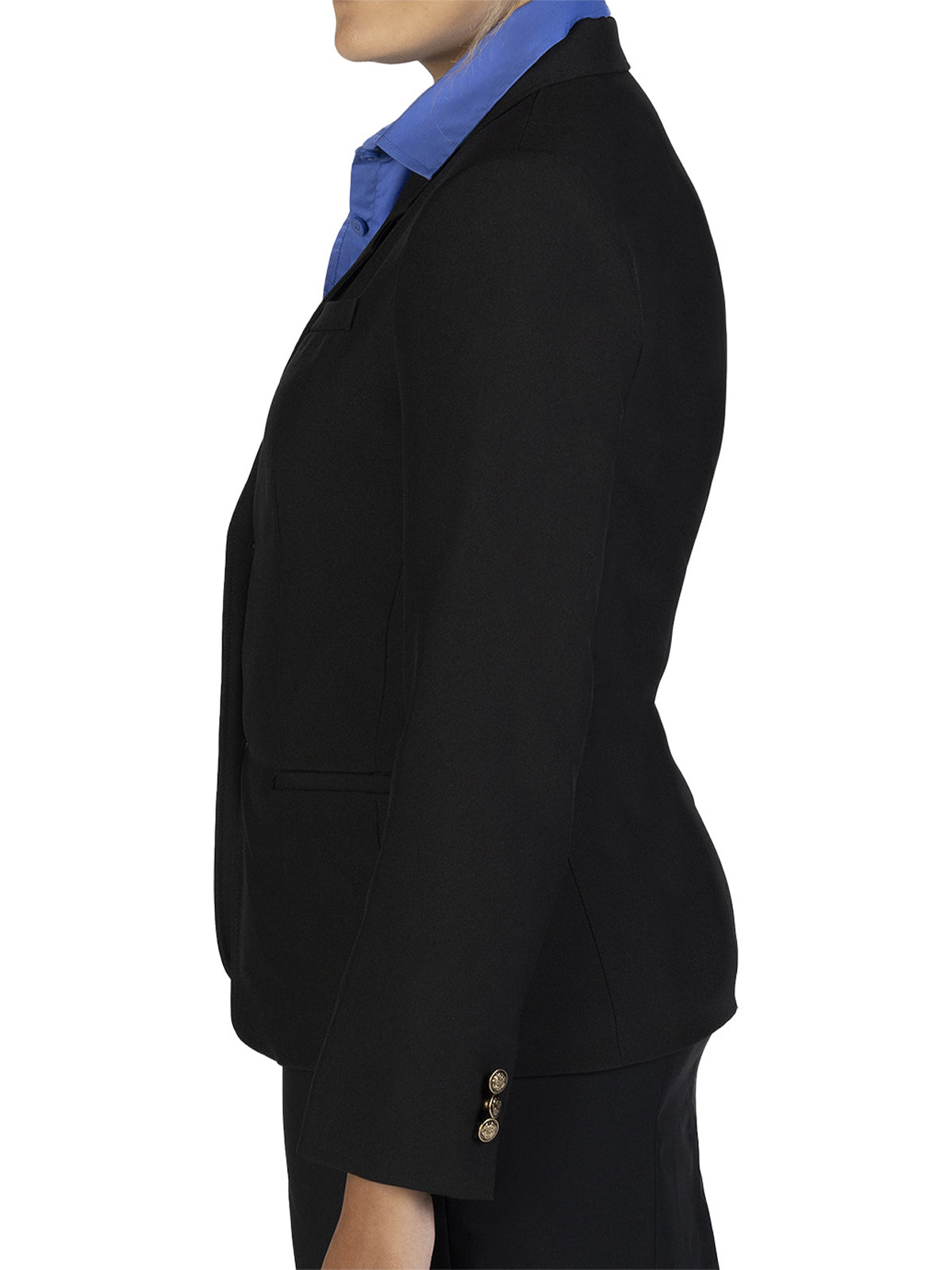 Women's Washable Blazer - 6505 - Black