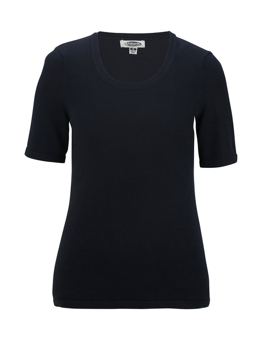 Women's Scoop Neck Sweater - 7055 - Navy