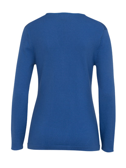 Women's Full-Zip Sweater - 7062 - French Blue