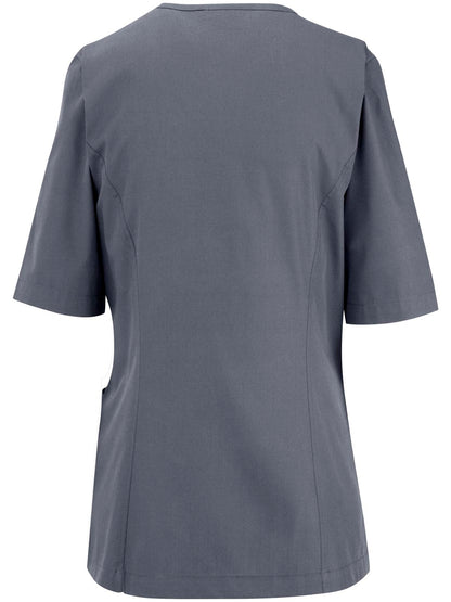 Women's Zip-Front Housekeeping Smock Shirt - 7887 - Pewter