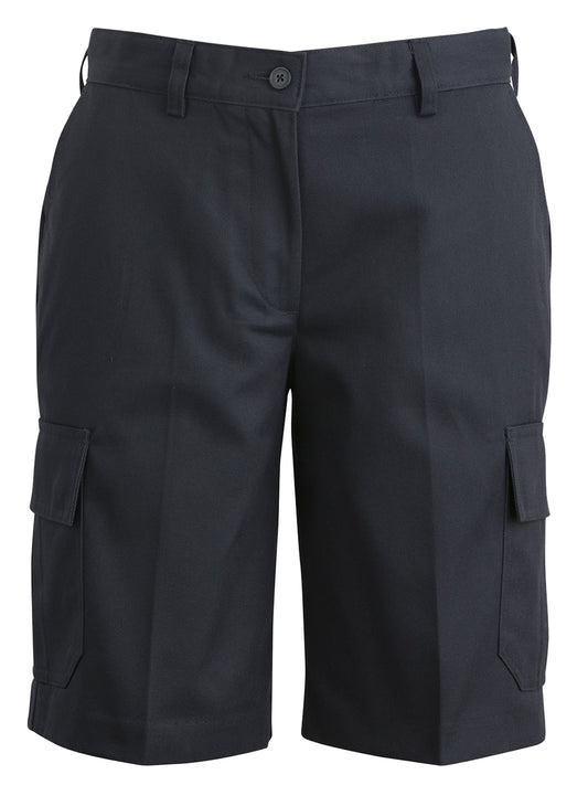 Women's Utility Chino Cargo Shorts - 8438 - Navy