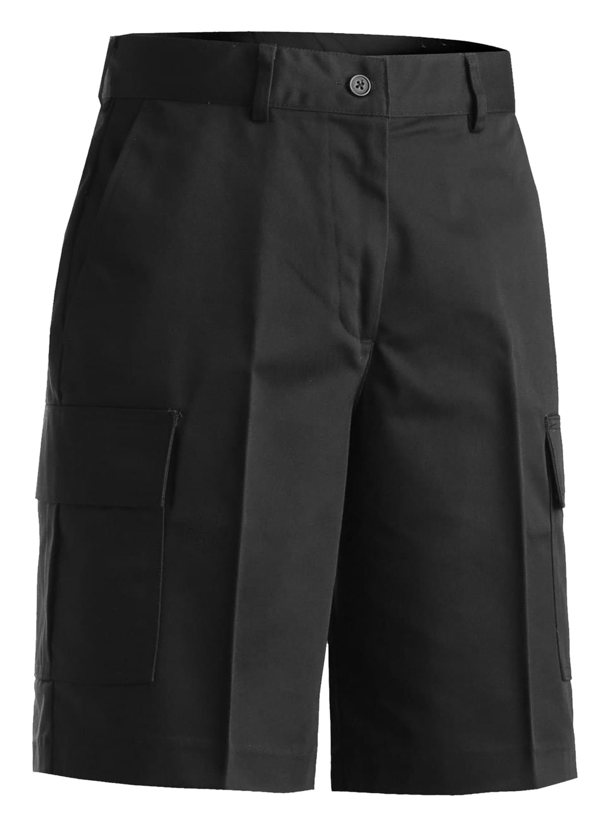 Women's Blended Chino Cargo Shorts - 8473 - Black