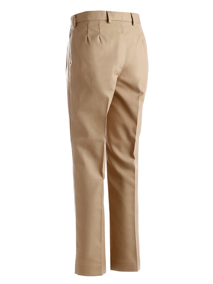 Women's Flat Front Pant - 8519 - Khaki