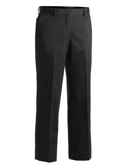 Women's Business Chino Flat Front Pant - 8576 - Black