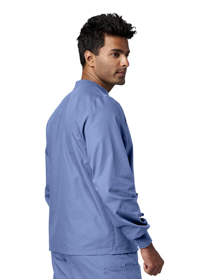 Unisex 4-Pocket Snap Front Jacket - 14780 - Ceil Blue