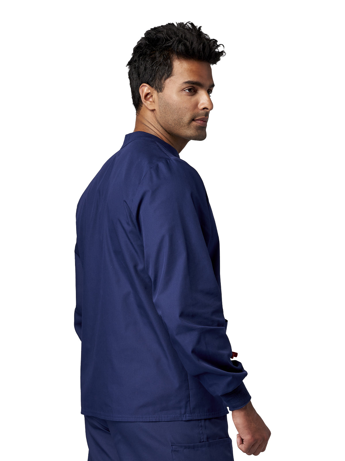 Unisex 4-Pocket Snap Front Jacket - 14780 - New Navy