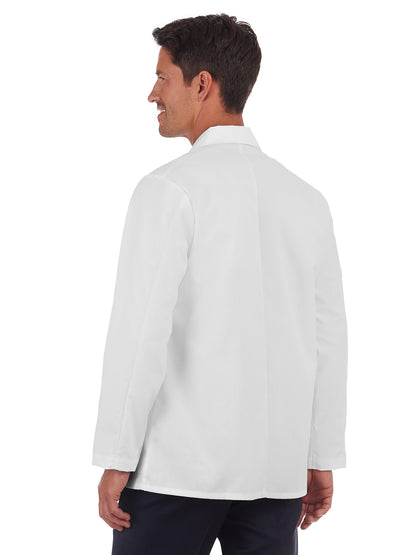 Men's Three-Pocket 30" Consultation Lab Coat - 15103 - White