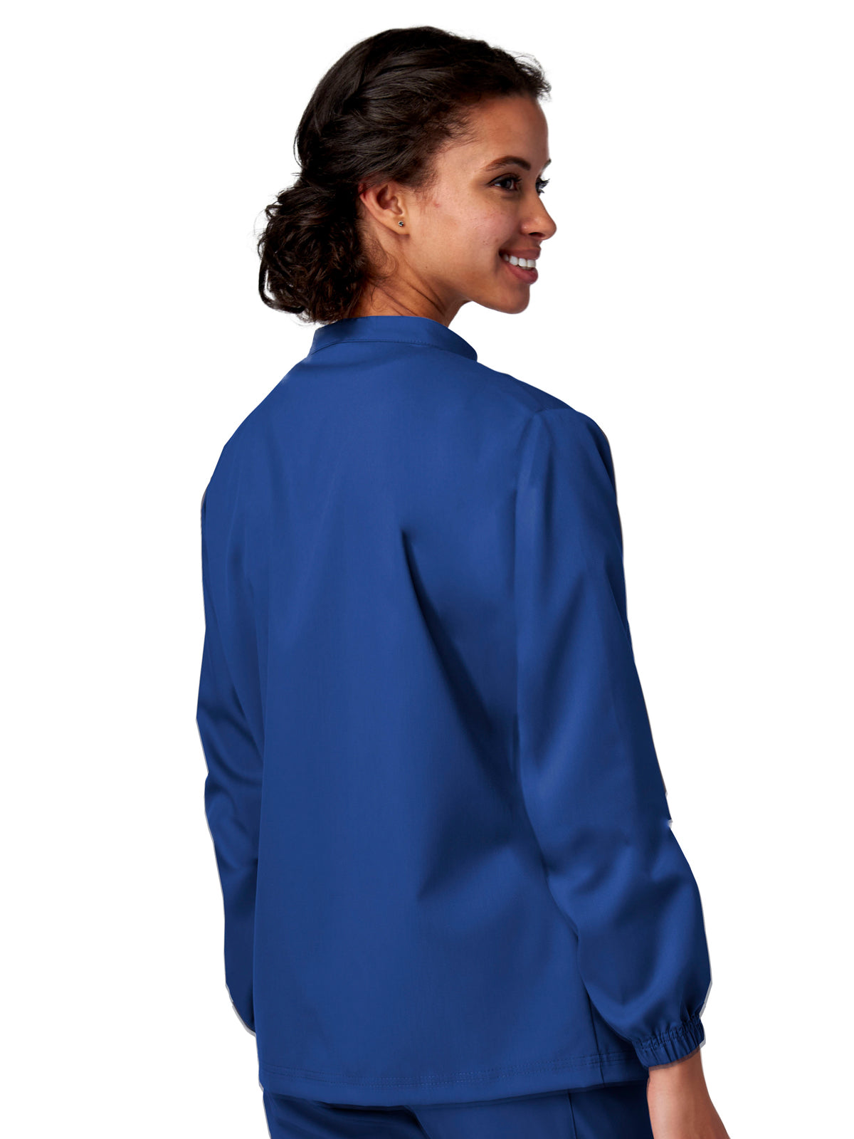 Unisex 2-Pocket Zip Front Scrub Jacket - 15220 - Royal