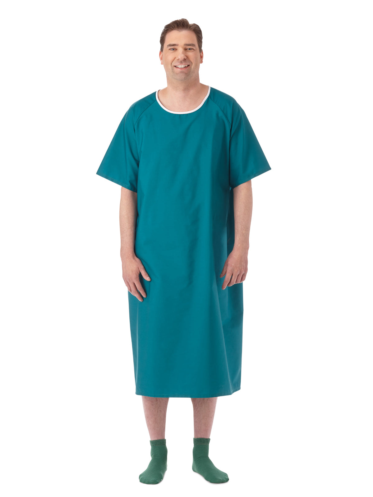 Unisex Patient Gown - 45311 - Hunter Green