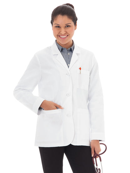 Women's Pocket Consultation Lab Coat - 738 - White