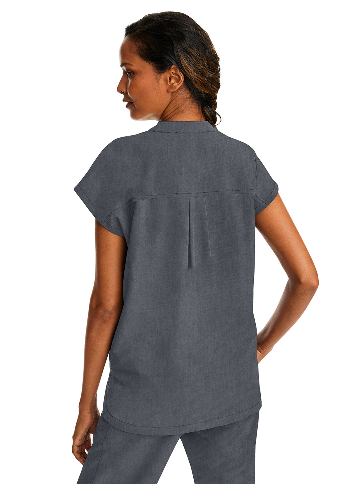 Women's Relaxed Fit Top - 2152 - Heather Grey