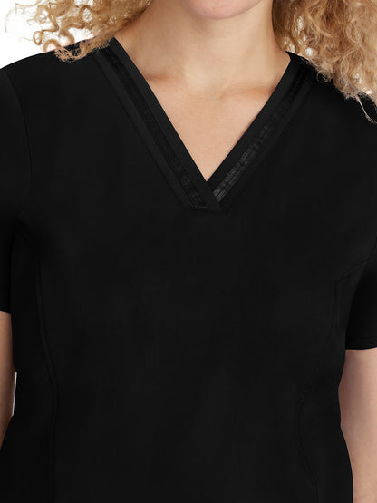 Women's Ribbon Trim Top - 2278 - Black