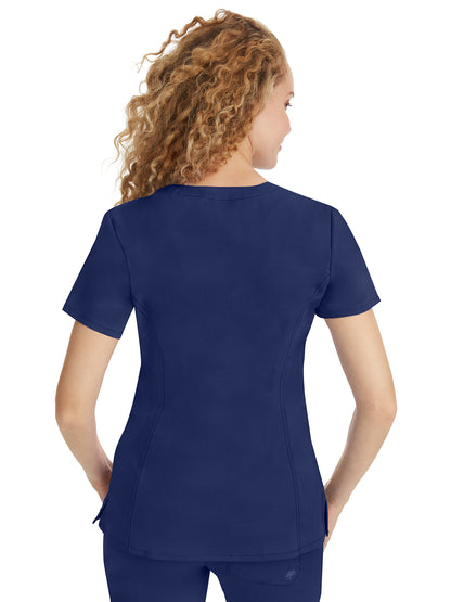 Women's Ribbon Trim Top - 2278 - Navy