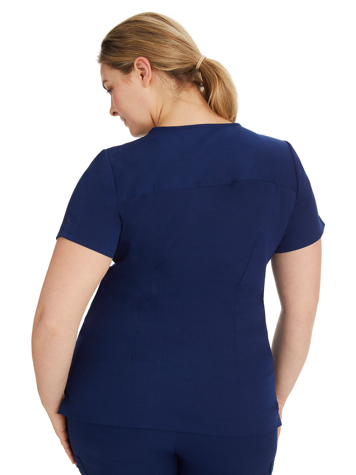 Women's Two-Way Stretch Fabric Top - 2321 - Navy