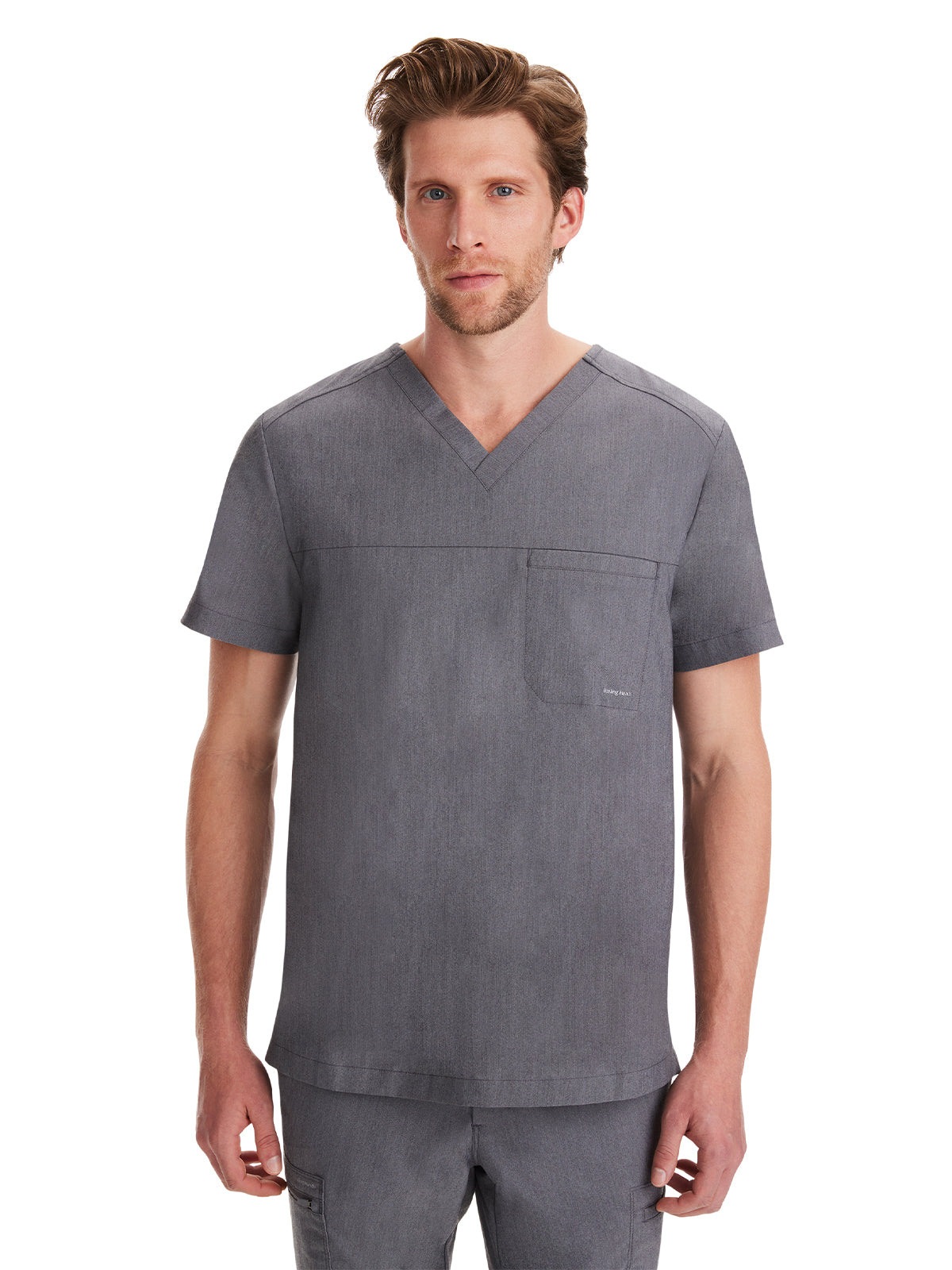 Men's Modern Fit Top - 2330 - Heather Grey