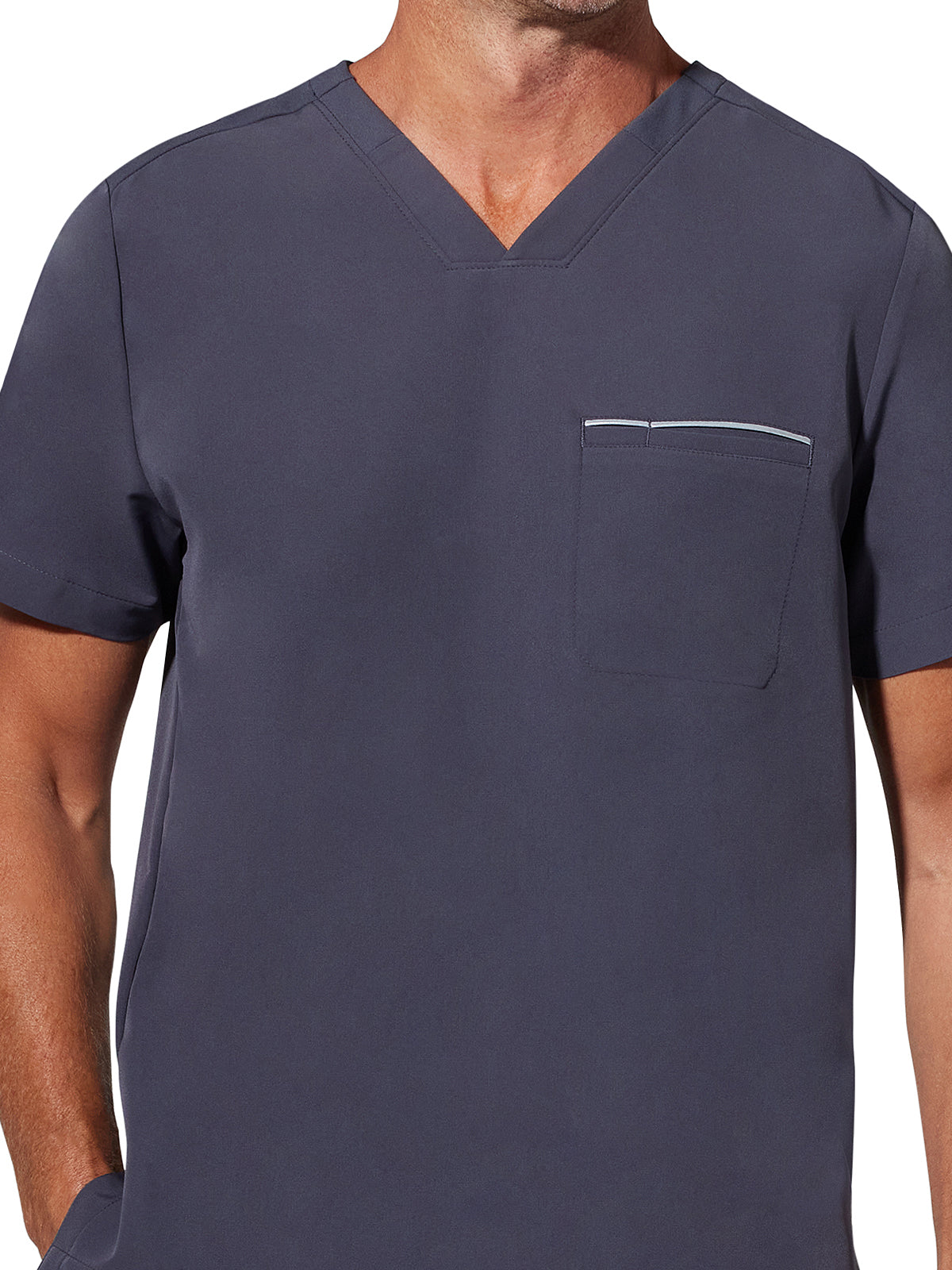 Men's Moisture Wicking Top - 2381 - Pewter