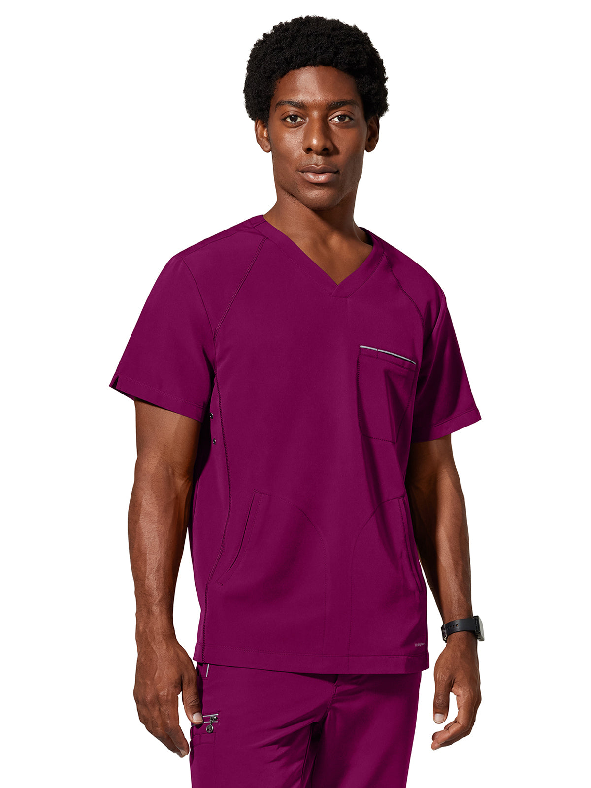 Men's Moisture Wicking Top - 2382 - Wine