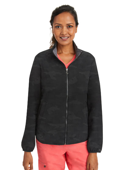 Women's Zipper Front Jacket - 5030 - Black