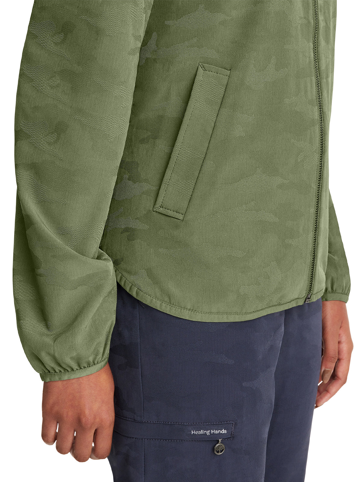 Women's Zipper Front Jacket - 5030 - Olive