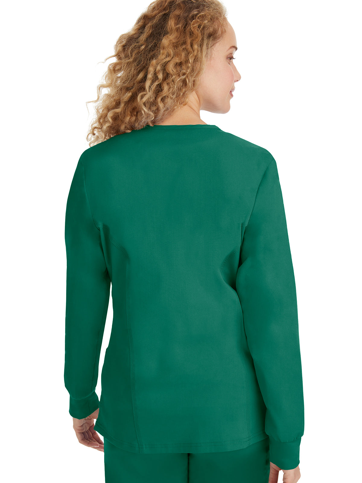 Women's Snap-Front Scrub Jacket - 5063 - Hunter