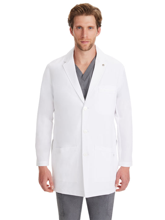 Men's Five-Pocket 35.5" Logan Lab Coat - 5100 - White