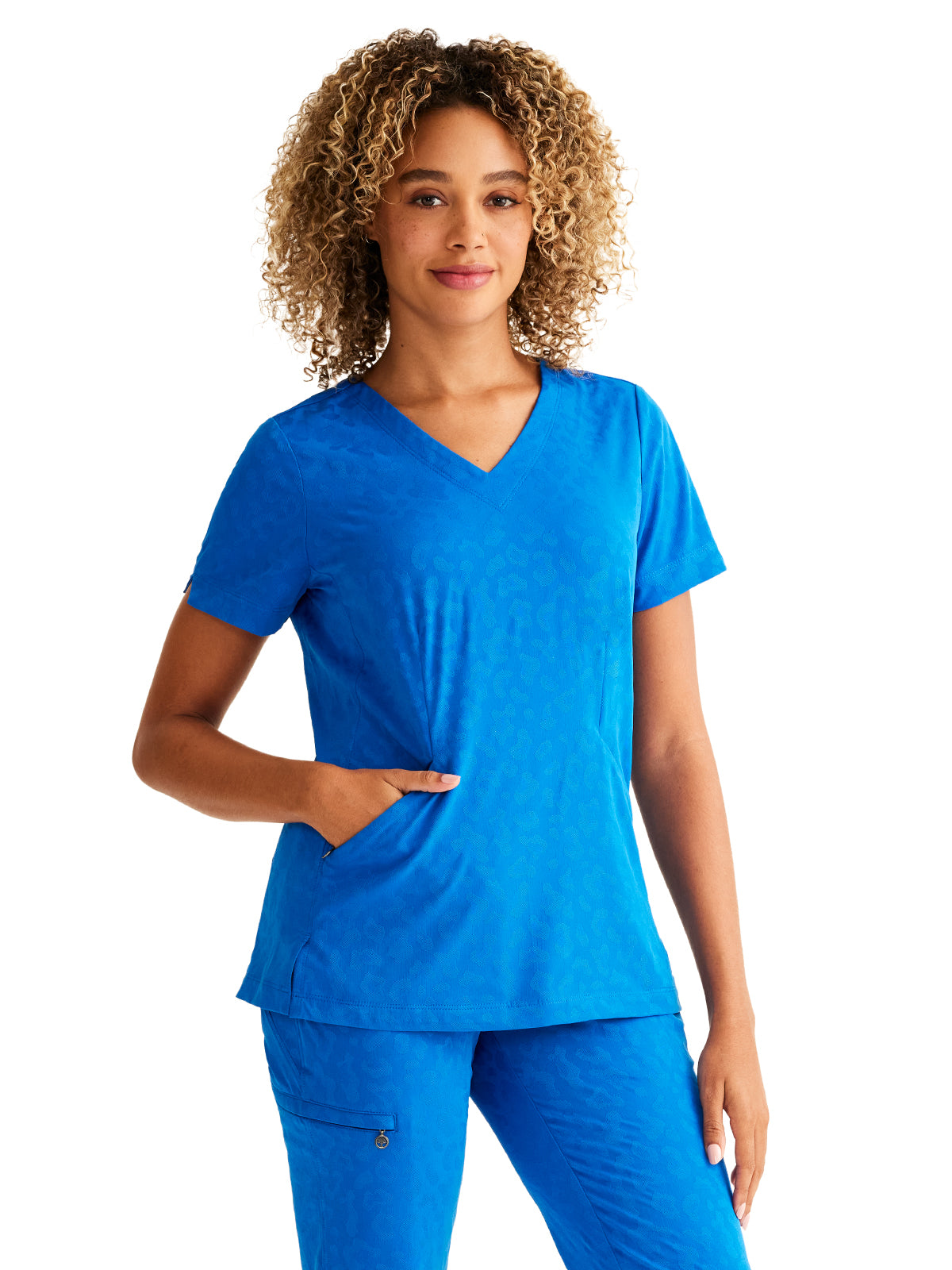 Women's Jolie Scrub Top - 601 - Royal