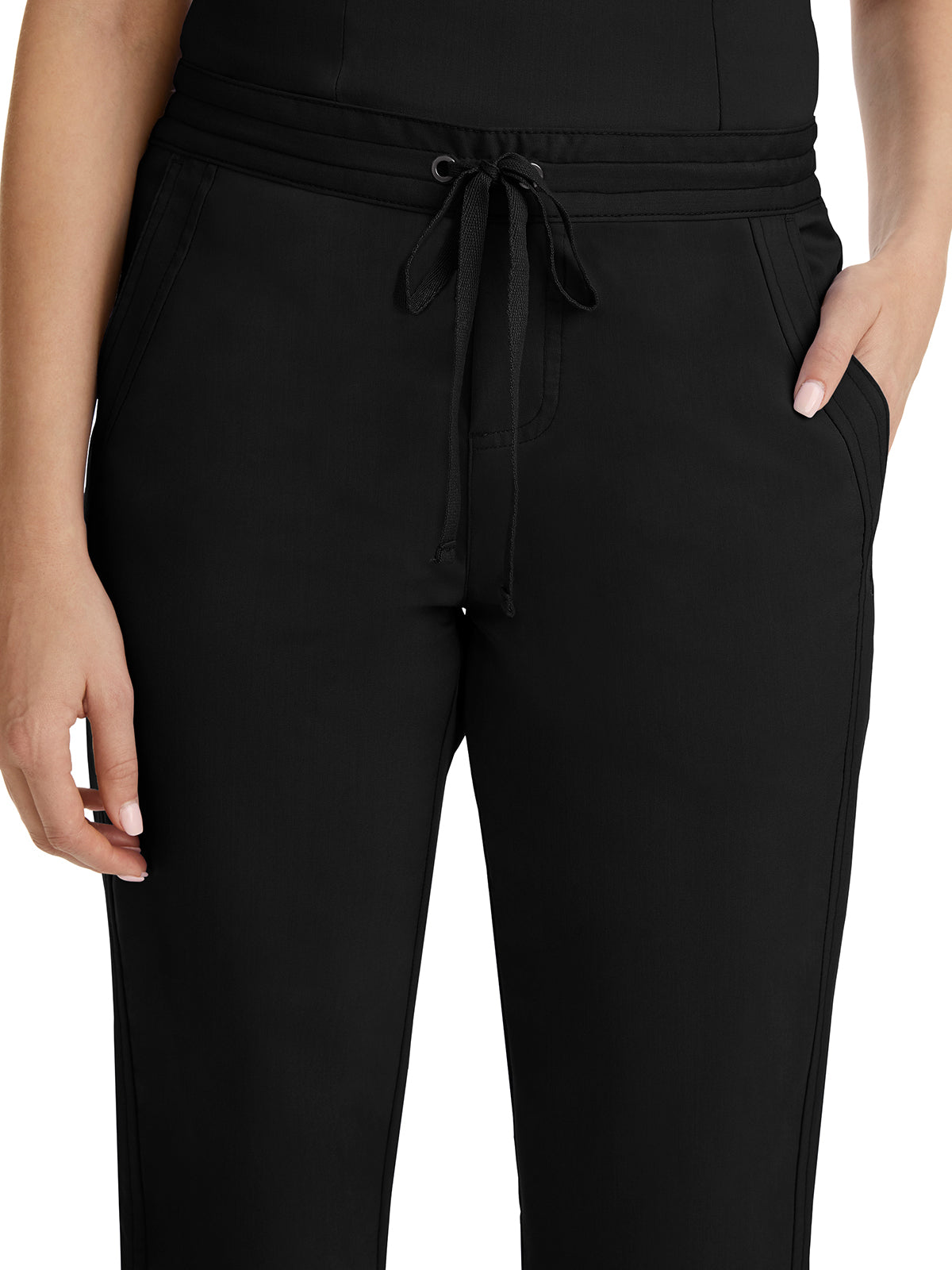 Women's Flat Front Pant - 9095 - Black