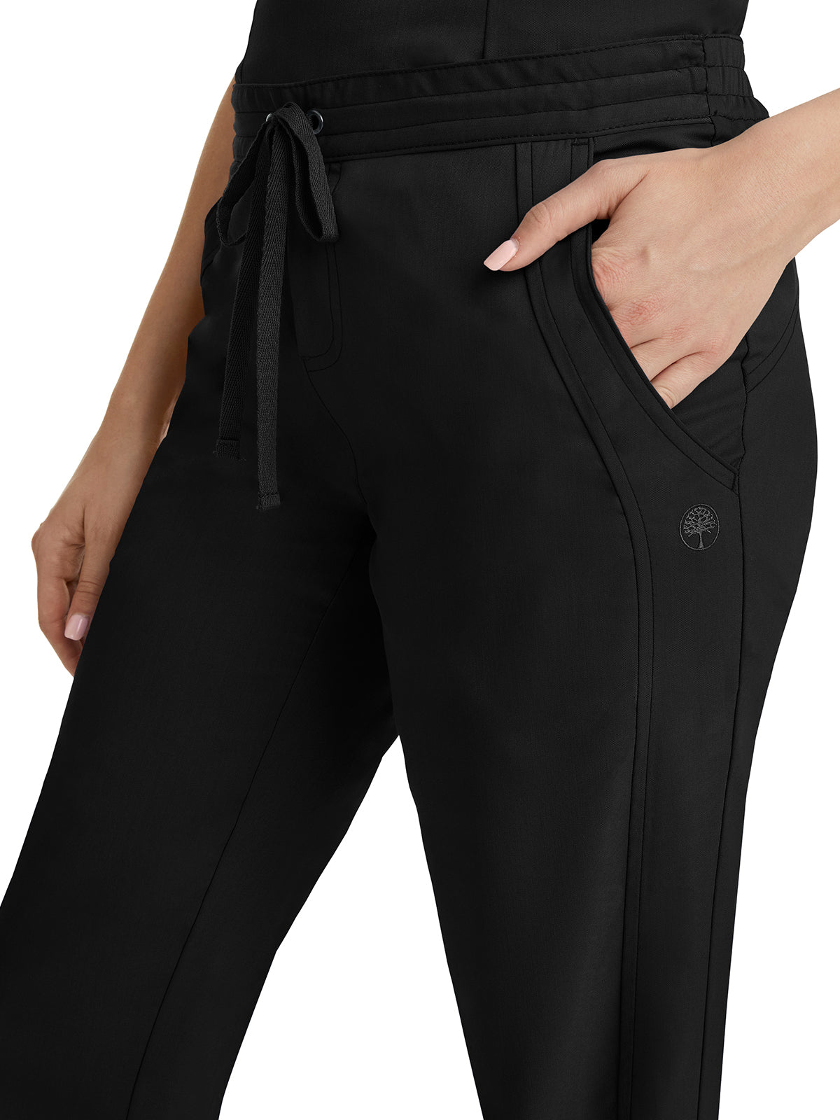 Women's Flat Front Pant - 9095 - Black