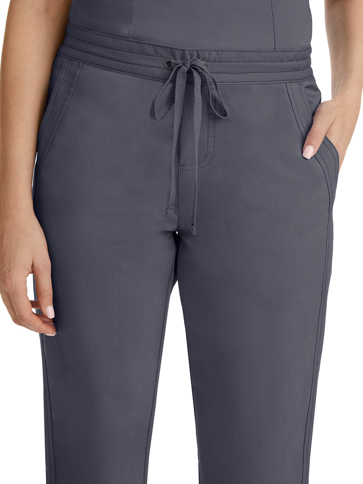 Women's Flat Front Pant - 9095 - Pewter