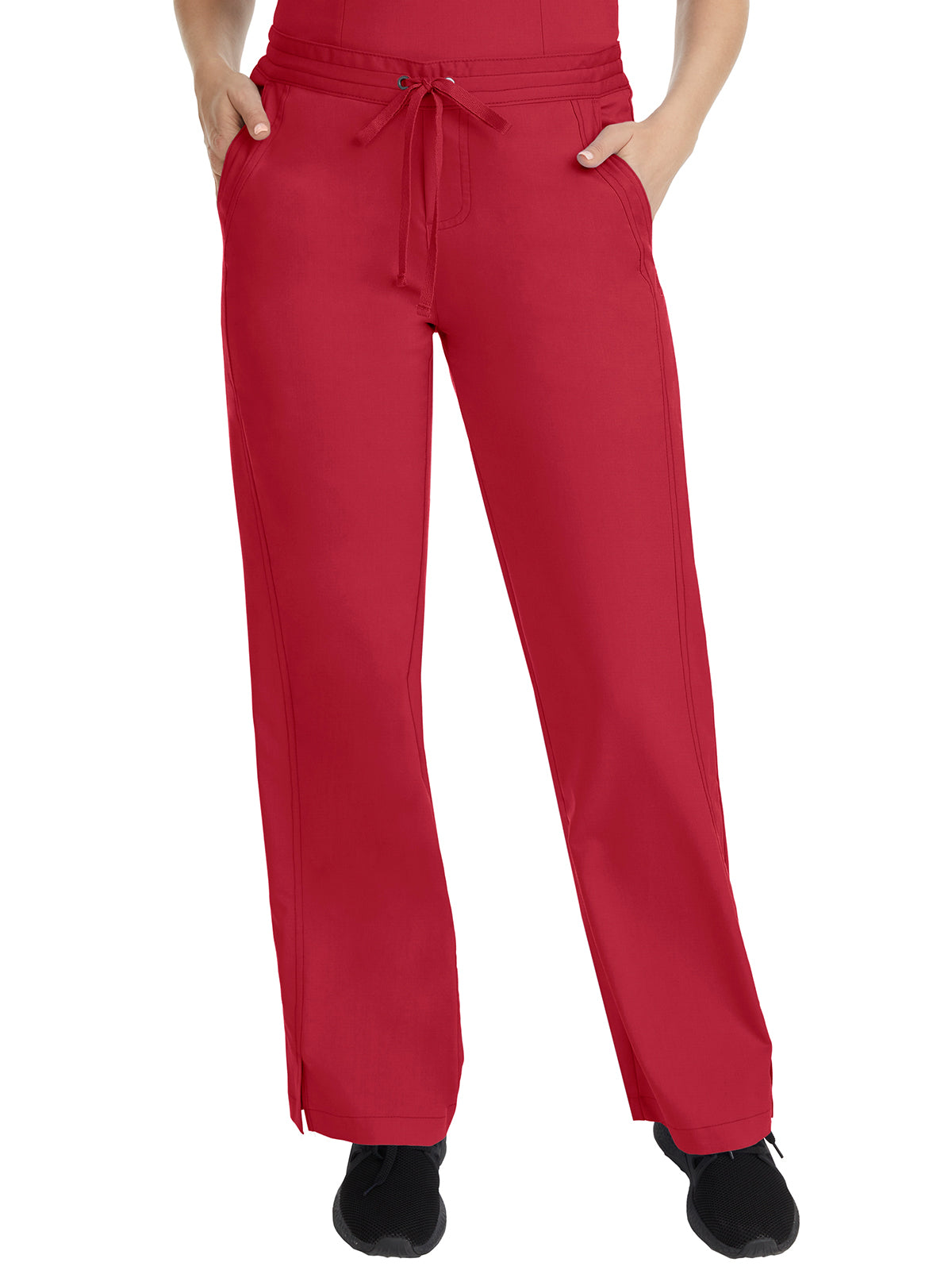 Women's Flat Front Pant - 9095 - Red