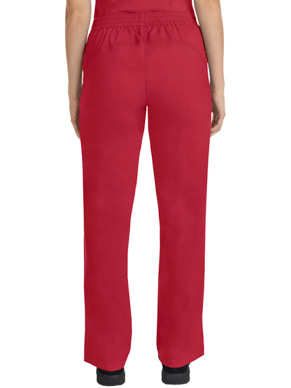 Women's Flat Front Pant - 9095 - Red