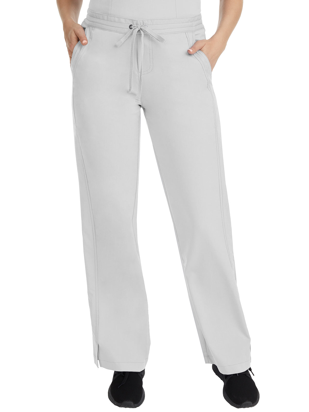 Women's Flat Front Pant - 9095 - White