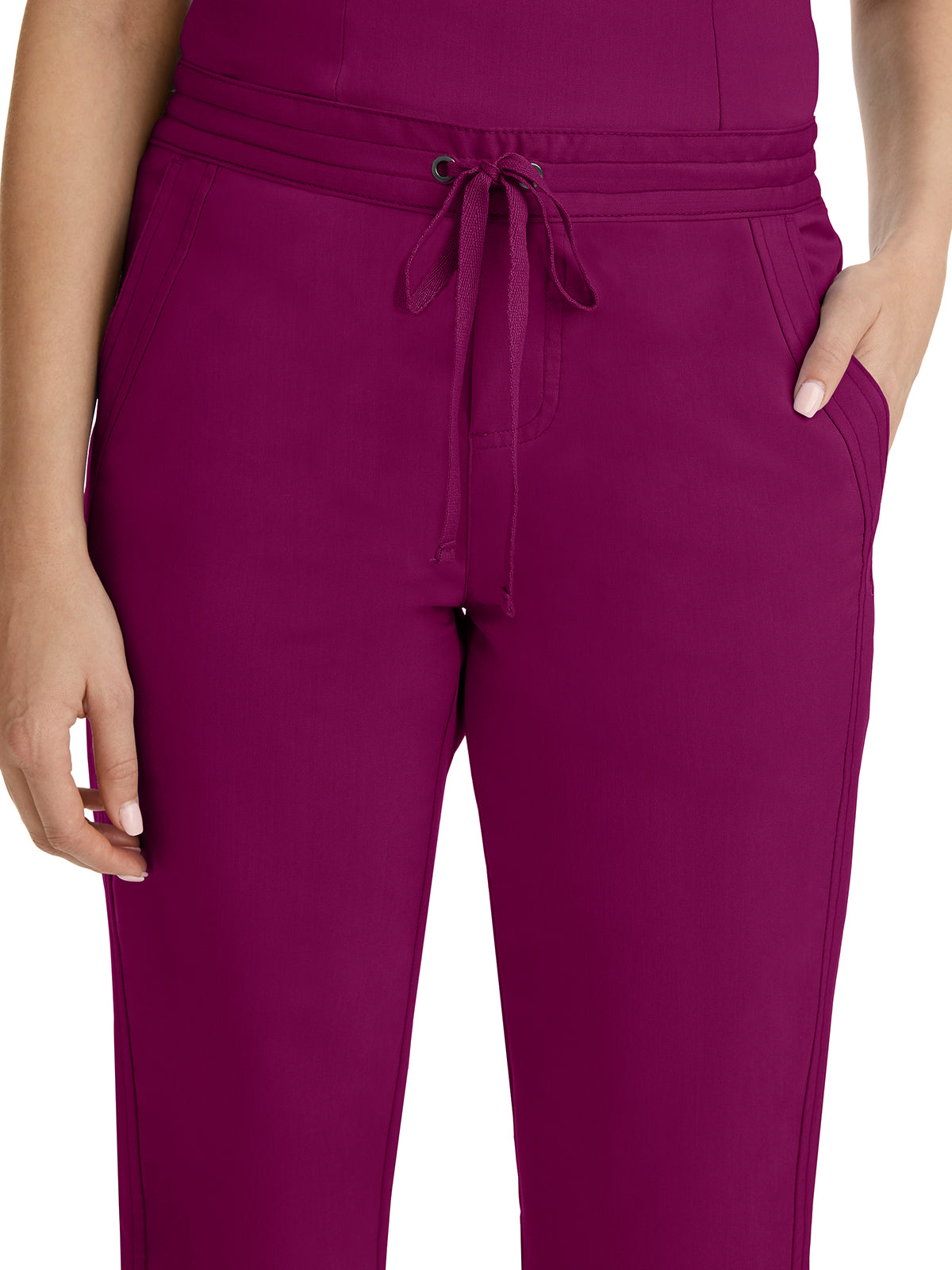 Women's Flat Front Pant - 9095 - Wine