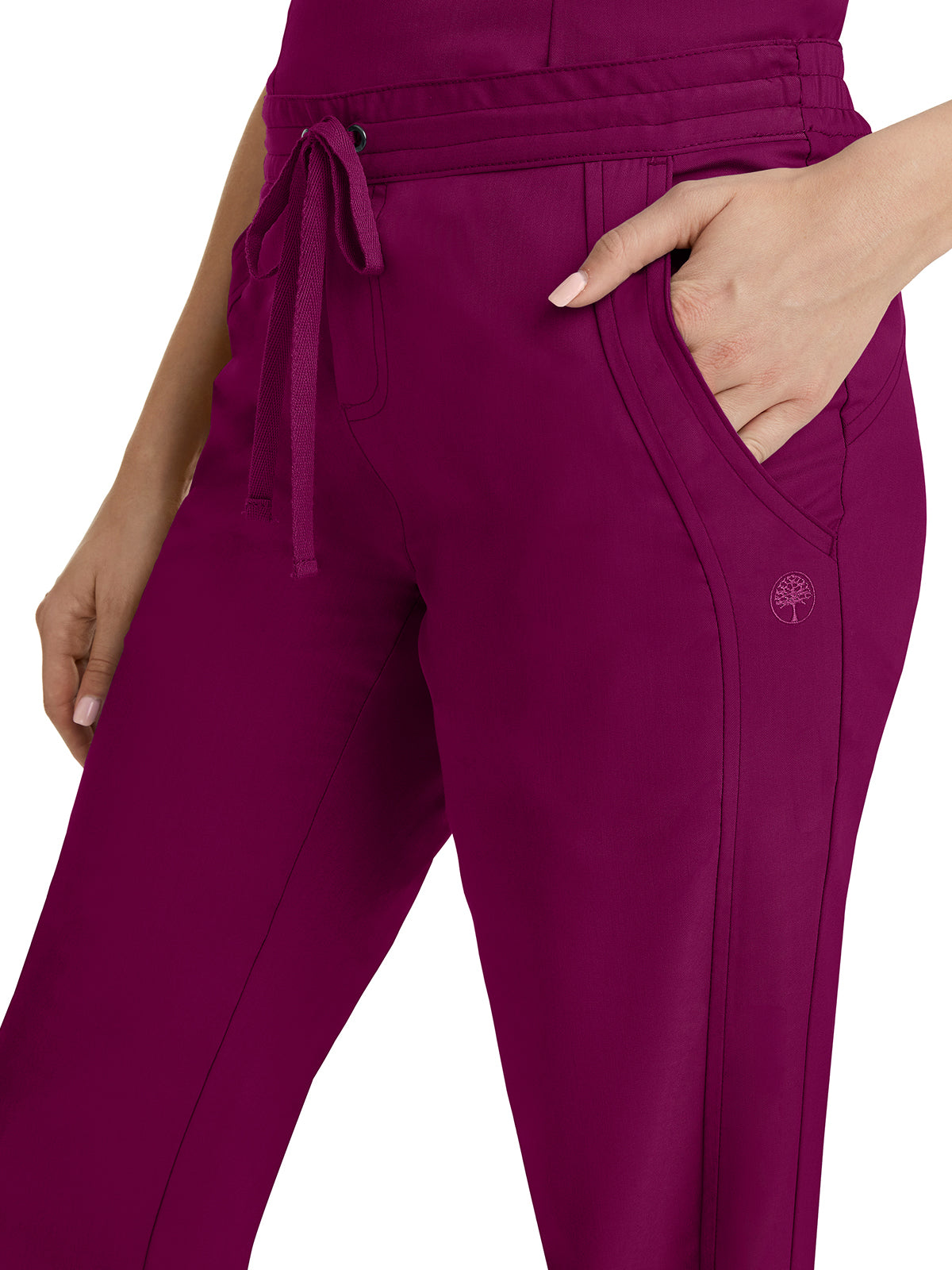 Women's Flat Front Pant - 9095 - Wine